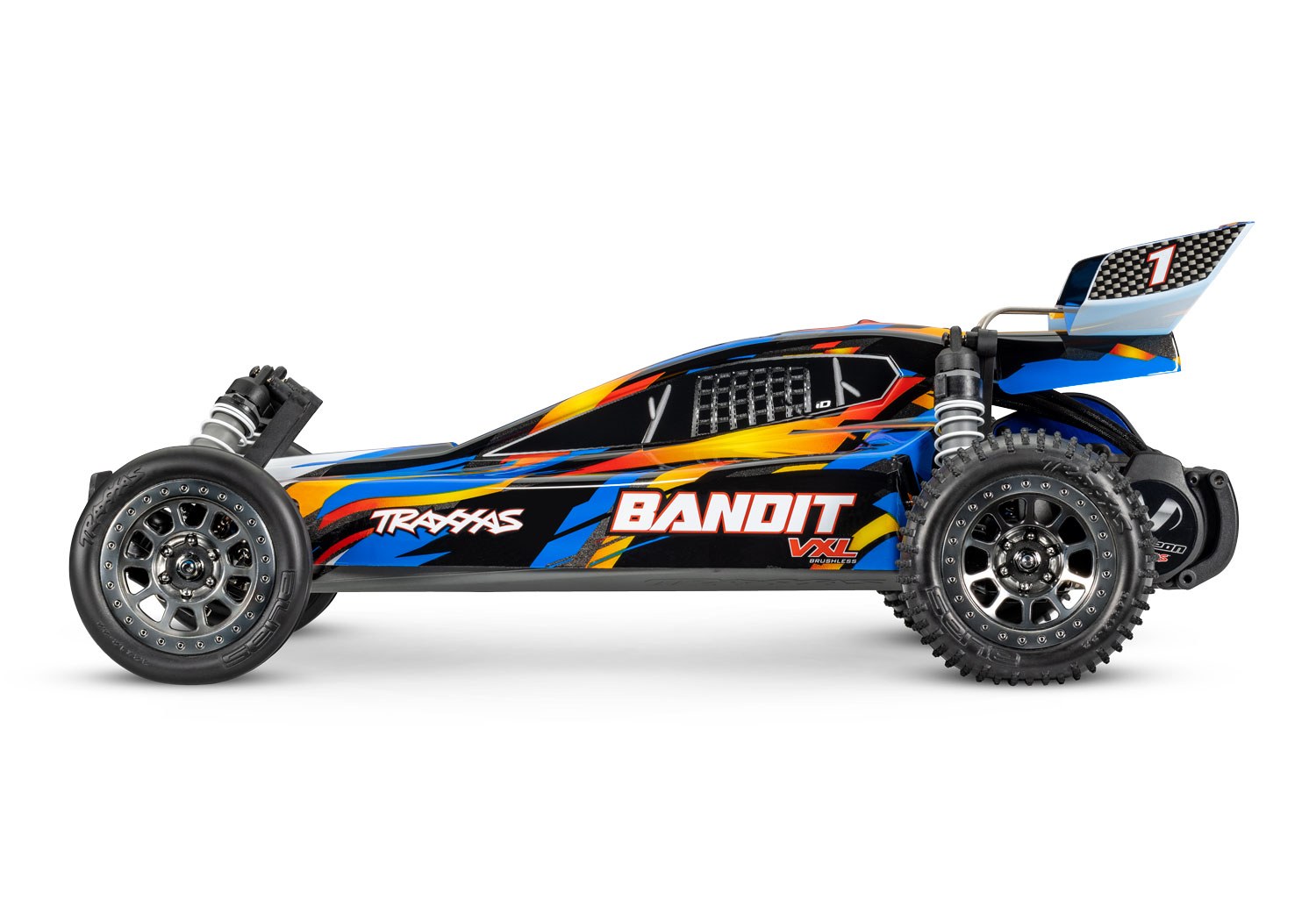 Радиоуправляемая модели багги Traxxas Bandit VXL TRA24076-74 Купить с  доставкой